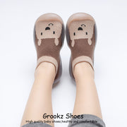 Animal Sock Shoes - Brown Bear