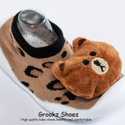 Baby Doll Sock Shoes - Spoty Bear
