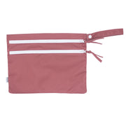 Solid Blush Minimalist - Waterproof Wet Bag (For mealtime, on-the-go, and more!)