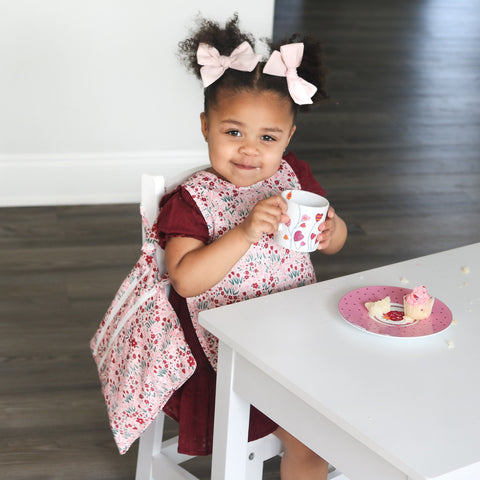 Blushing Blooms - Waterproof Wet Bag (For mealtime, on-the-go, and more!)