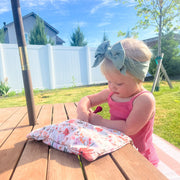 Peachy Dreams - Waterproof Wet Bag (For mealtime, on-the-go, and more!)