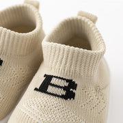 Baby "B" Sock Shoes - Khaki