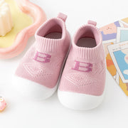 Baby "B" Sock Shoes - Pink