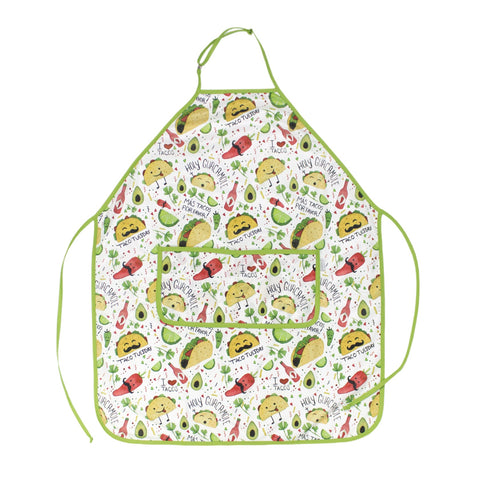 Taco Party Apron - fits sizes youth small through adult 2XL