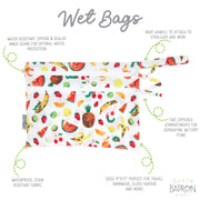 Tropical Fruit - Waterproof Wet Bag (For mealtime, on-the-go, and more!) - from the World Of Eric Carle SALE
