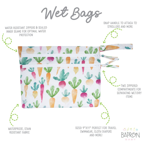Farm Produce - Waterproof Wet Bag (For mealtime, on-the-go, and more!)