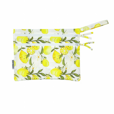 Fresh Lemon - Waterproof Wet Bag (For mealtime, on-the-go, and more!)