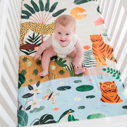 In The Jungle Standard Size Crib Sheet