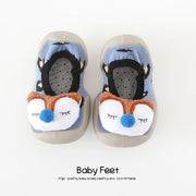 Baby Doll Sock Shoes - Sleeping Fox