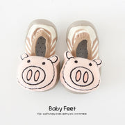 Baby Doll Sock Shoes - Silly Piggy