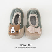Baby Doll Sock Shoes - Bear Fishy