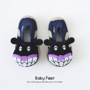 Baby Doll Sock Shoes - Happy Cow
