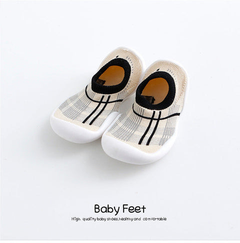 Baby Sock Shoes - Modern White