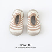 Baby Sock Shoes - Tan Lines