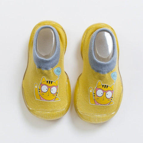 Baby Shoe Socks - Cat w/ Glasses