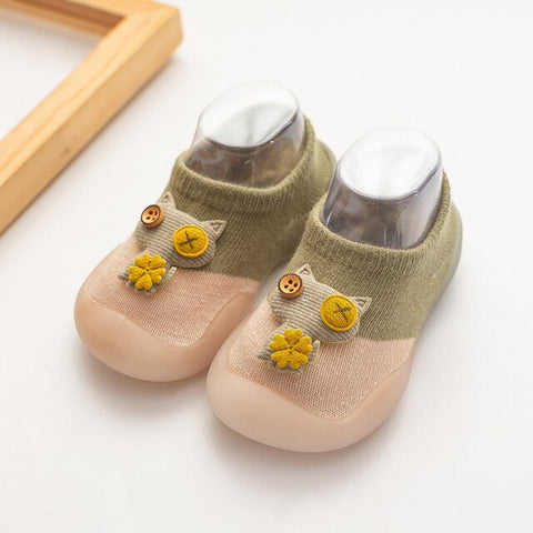 Baby Owl Shoes - Green