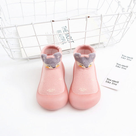Baby Pattern Sock Shoes - Mouse