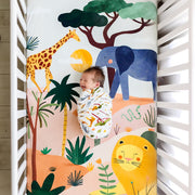 In The Savanna Standard Size Crib Sheet